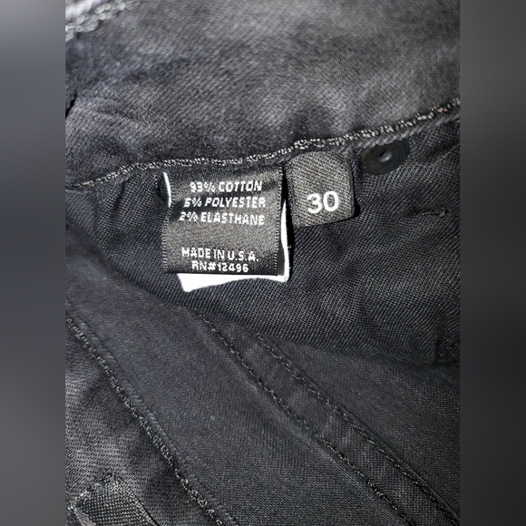 PARKER SMITH size 30 black button up skinny jeans - Picture 8 of 9